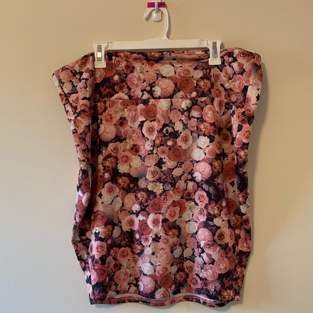 Floral Pencil Skirt